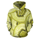 Sliced Kiwi Pattern Men Women Pullover Hoodie