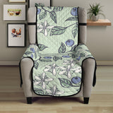 hand drawn blueberry pattern Chair Cover Protector