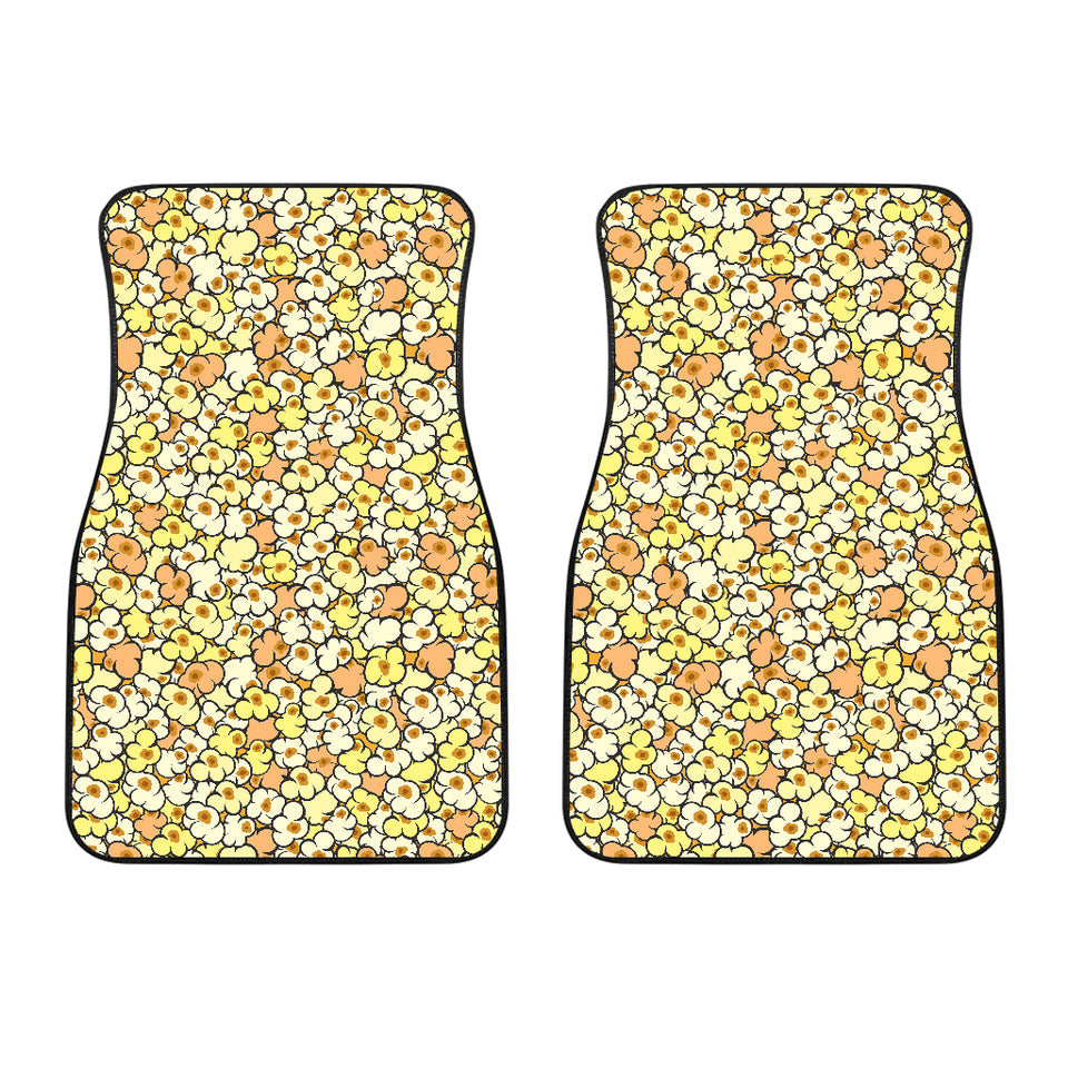 Popcorn Pattern Print Design 03 Front Car Mats