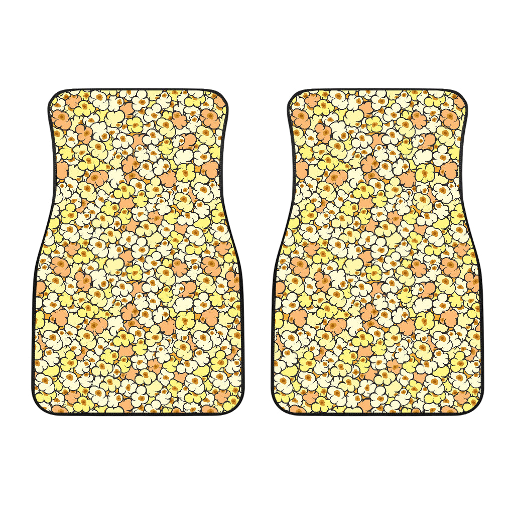 Popcorn Pattern Print Design 03 Front Car Mats