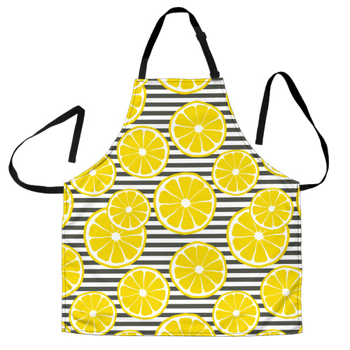 Slice Of Lemon Design Pattern Adjustable Apron