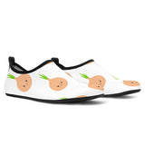 Cute Onions Smiling Faces Aqua Shoes