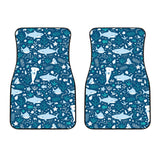 Cute Shark Pattern Front Car Mats