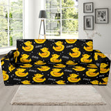Duck Toy Pattern Print Design 05 Sofa Slipcover