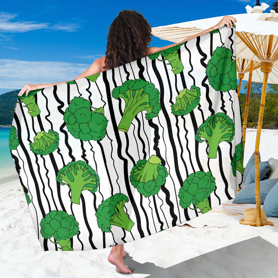 Cool Broccoli Pattern Sarong