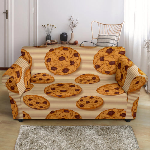 Cookie Pattern Loveseat Couch Slipcover