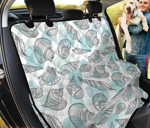 Shell Polynesian Tribal  Dog Car Seat Covers