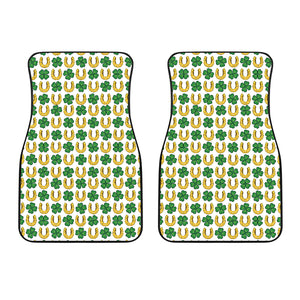 Horseshoes Pattern Print Design 04 Front Car Mats