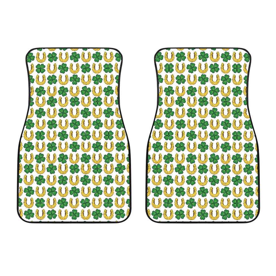 Horseshoes Pattern Print Design 04 Front Car Mats