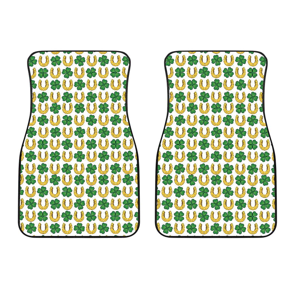 Horseshoes Pattern Print Design 04 Front Car Mats