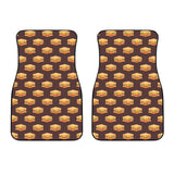 Sandwich Pattern Print Design 04 Front Car Mats