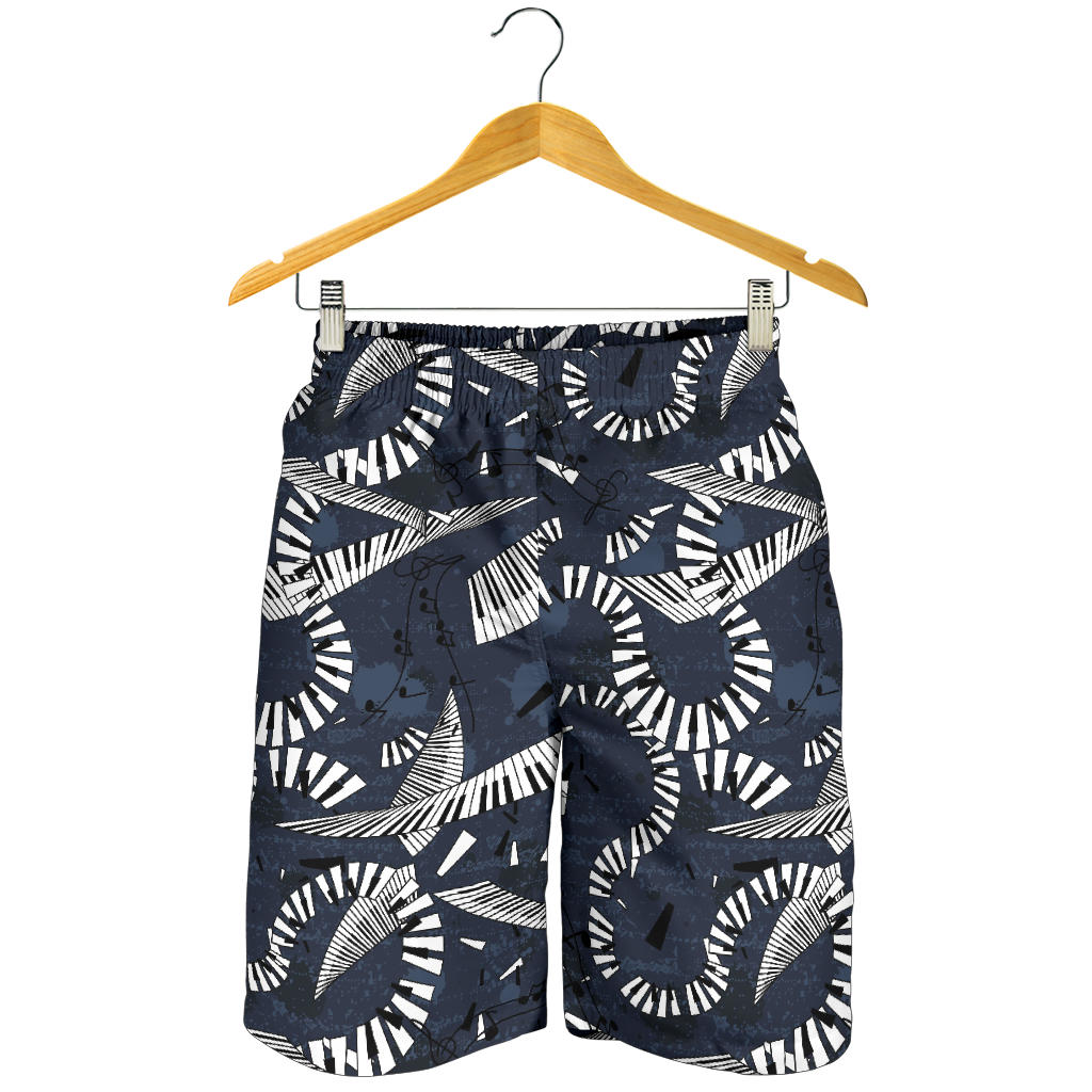 Piano Pattern Print Design 01 Men Shorts