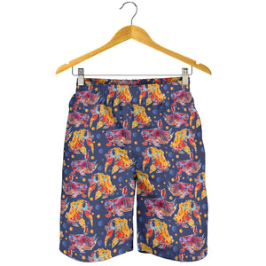 Goldfish Pattern Print Design 05 Men Shorts
