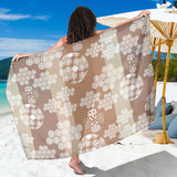 Beautiful Hexagon Japanese  Pattern Sarong