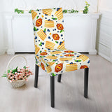 Pancake Pattern Print Design 02 Dining Chair Slipcover