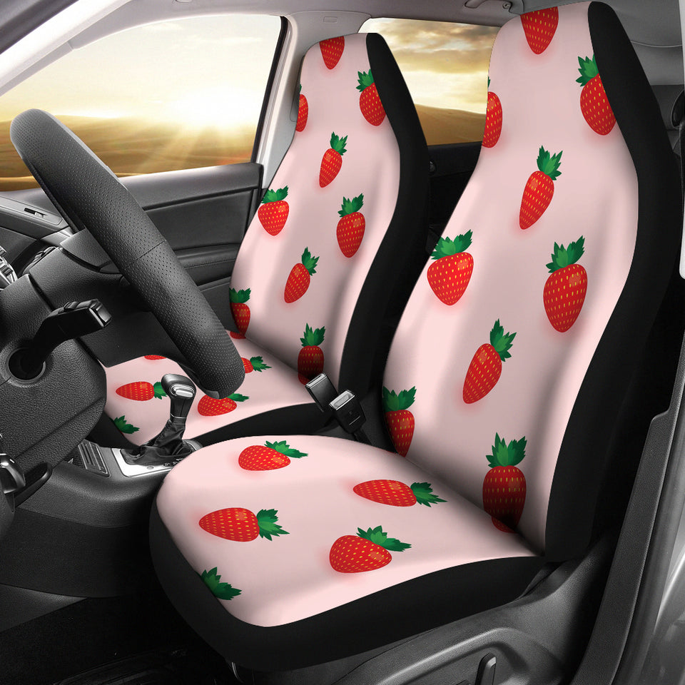 Strawberry Beautiful Pattern  Universal Fit Car Seat Covers