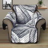 Guava tropical hand drawn pattern Recliner Cover Protector