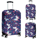 Colorful Butterfly Flower Pattern.Eps Luggage Covers