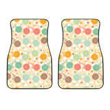 Bicycle Pattern Print Design 01 Front Car Mats