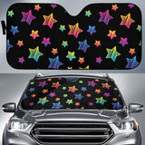 Colorful Star Pattern Car Sun Shade