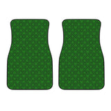 Casino Cards Suits Pattern Print Design 04 Front Car Mats