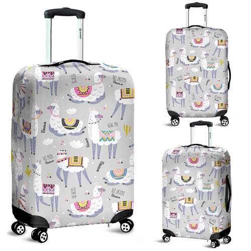 Cute Llama Alpaca Pattern Luggage Covers