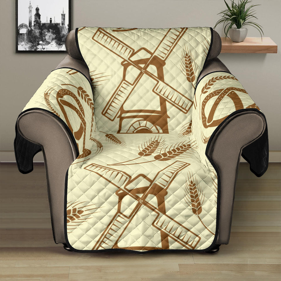 Windmill Wheat pattern Recliner Cover Protector