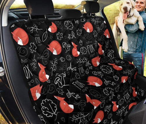 Fox Sleeping Fox Pattern Dog Car Seat Covers