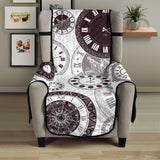 Classic vintage clock pattern Chair Cover Protector