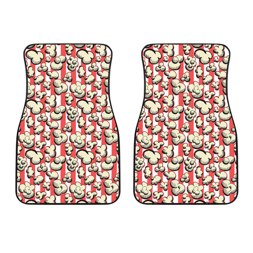 Popcorn Pattern Print Design 05 Front Car Mats