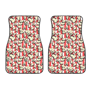 Popcorn Pattern Print Design 05 Front Car Mats