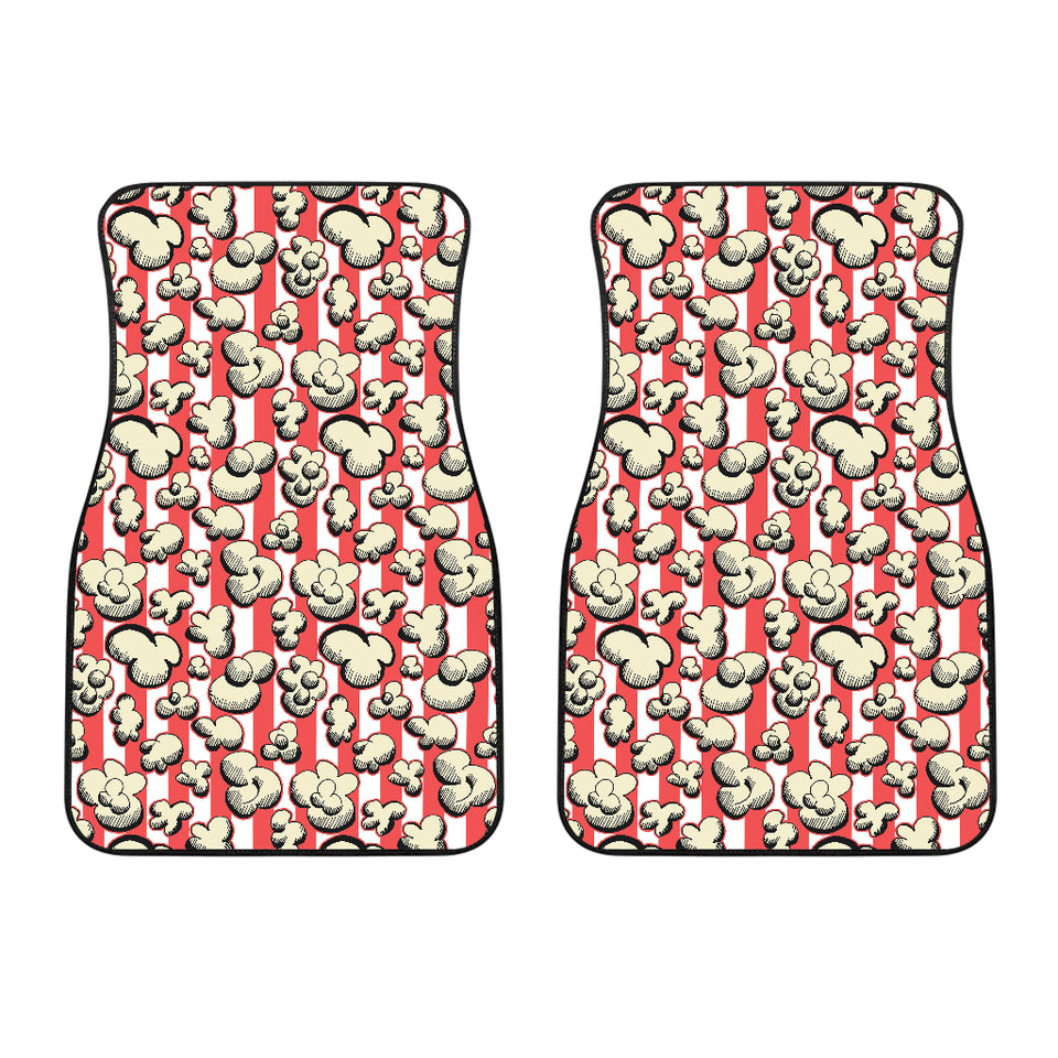 Popcorn Pattern Print Design 05 Front Car Mats