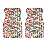 Popcorn Pattern Print Design 05 Front Car Mats