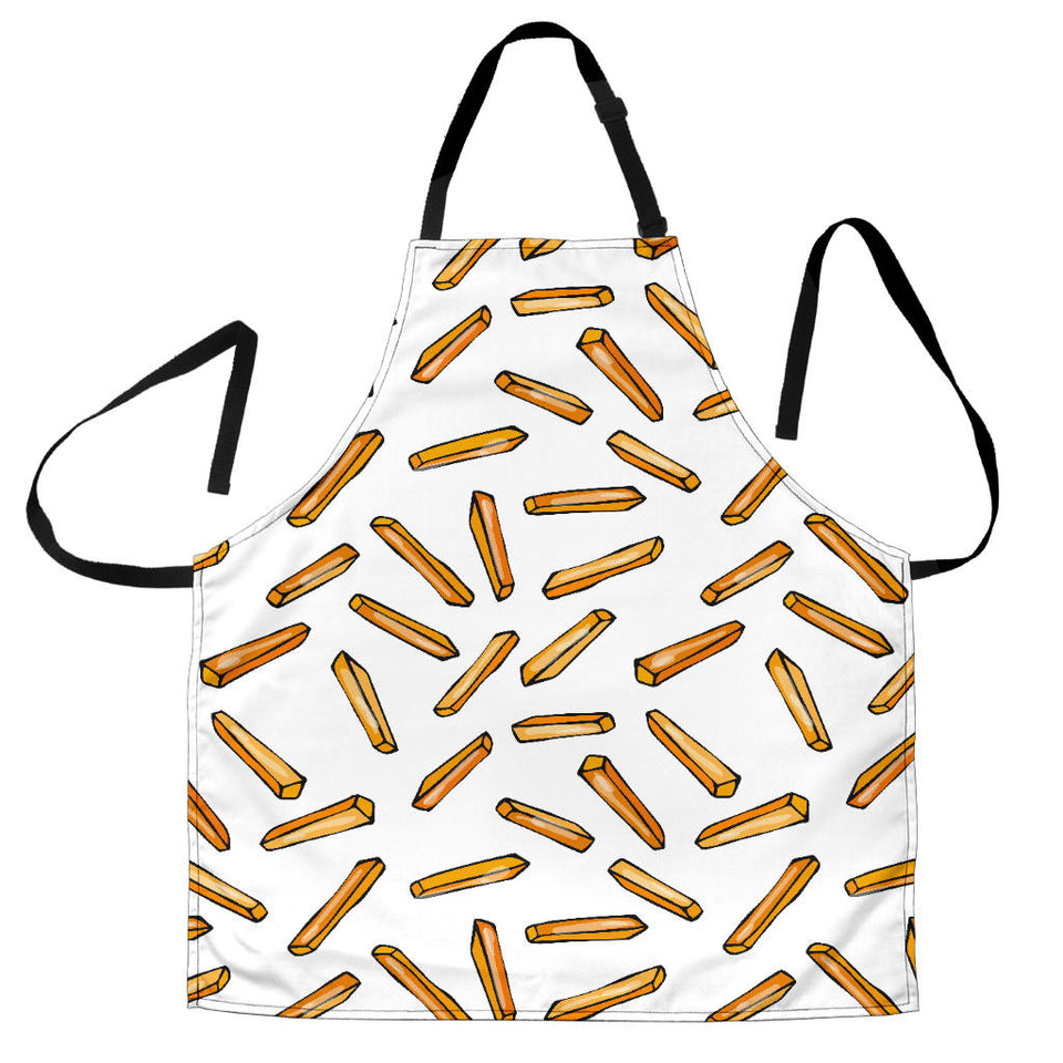 French Fries Potato Pattern Adjustable Apron
