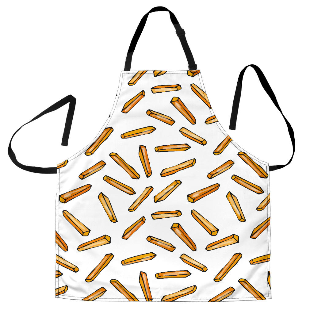 French Fries Potato Pattern Adjustable Apron