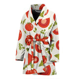Tomato Pattern Women'S Bathrobe