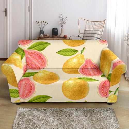 Beautiful Guava Pattern Loveseat Couch Slipcover