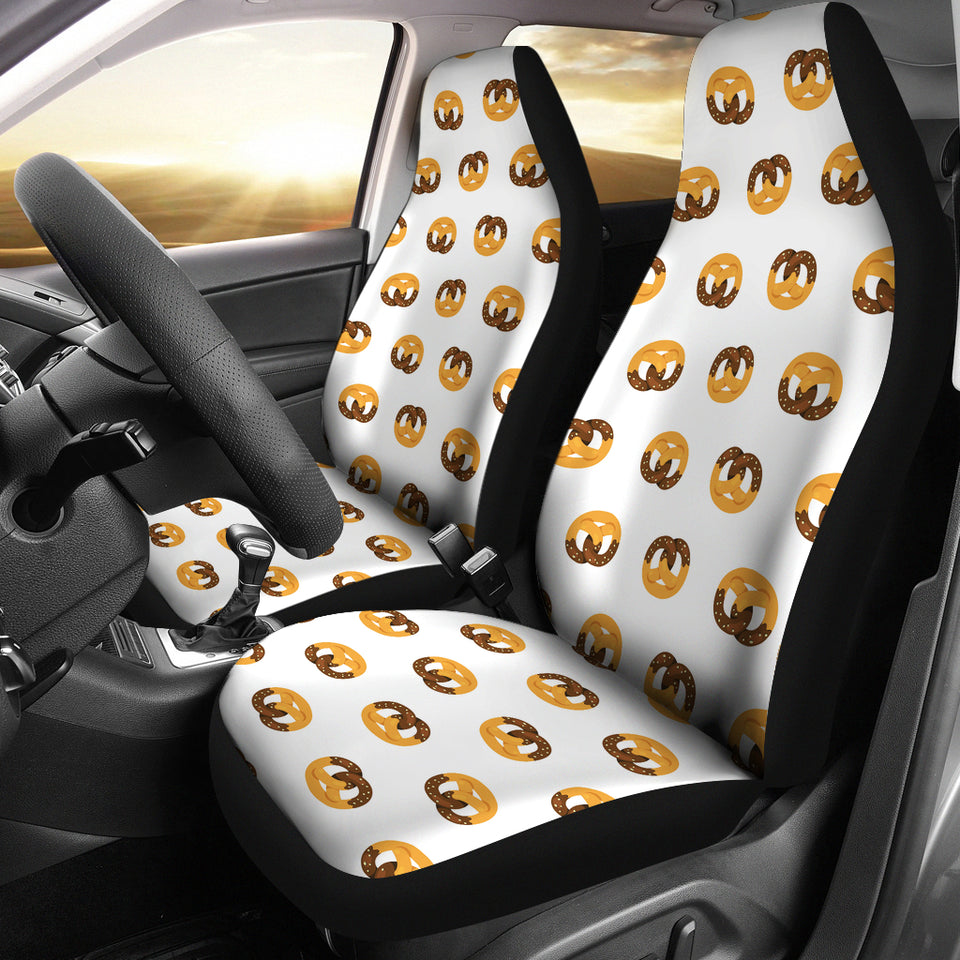 Pretzels Pattern Print Design 02 Universal Fit Car Seat Covers