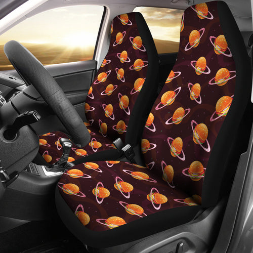 Hamburger Pattern Print Design 05 Universal Fit Car Seat Covers