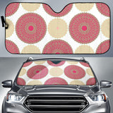Circle Indian Pattern Car Sun Shade