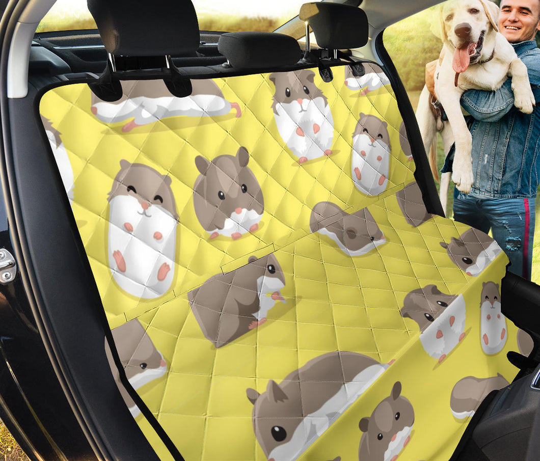 Cute Hamster Pattern Dog Car Seat Covers