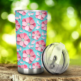 3D Sakura Cherry Blossom Pattern Tumbler