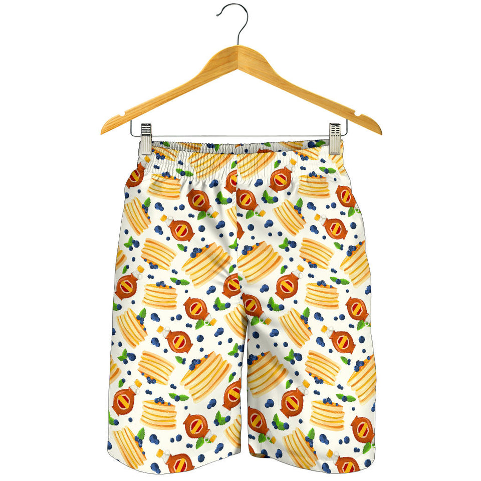 Pancake Pattern Print Design 02 Men Shorts
