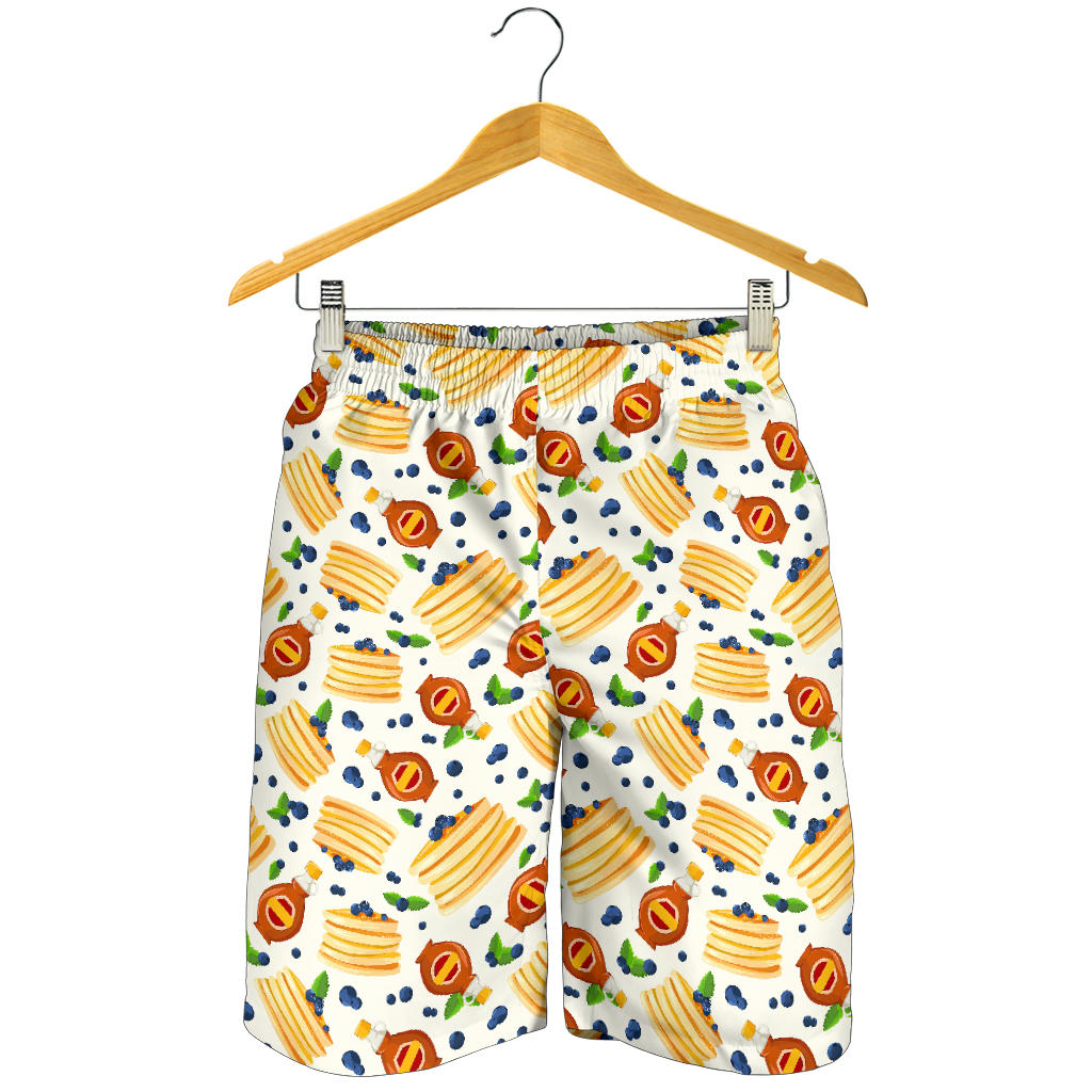 Pancake Pattern Print Design 02 Men Shorts