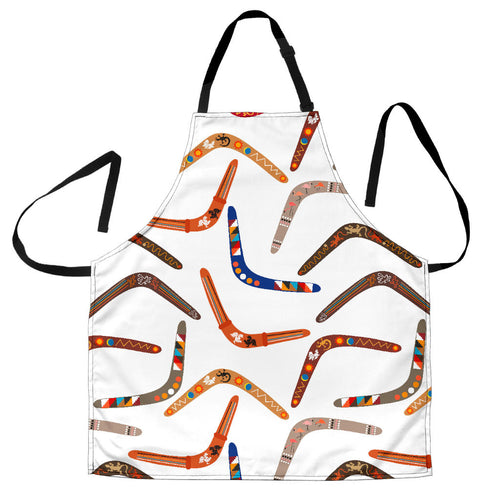 Boomerang Australian Aboriginal Ornament Pattern Adjustable Apron