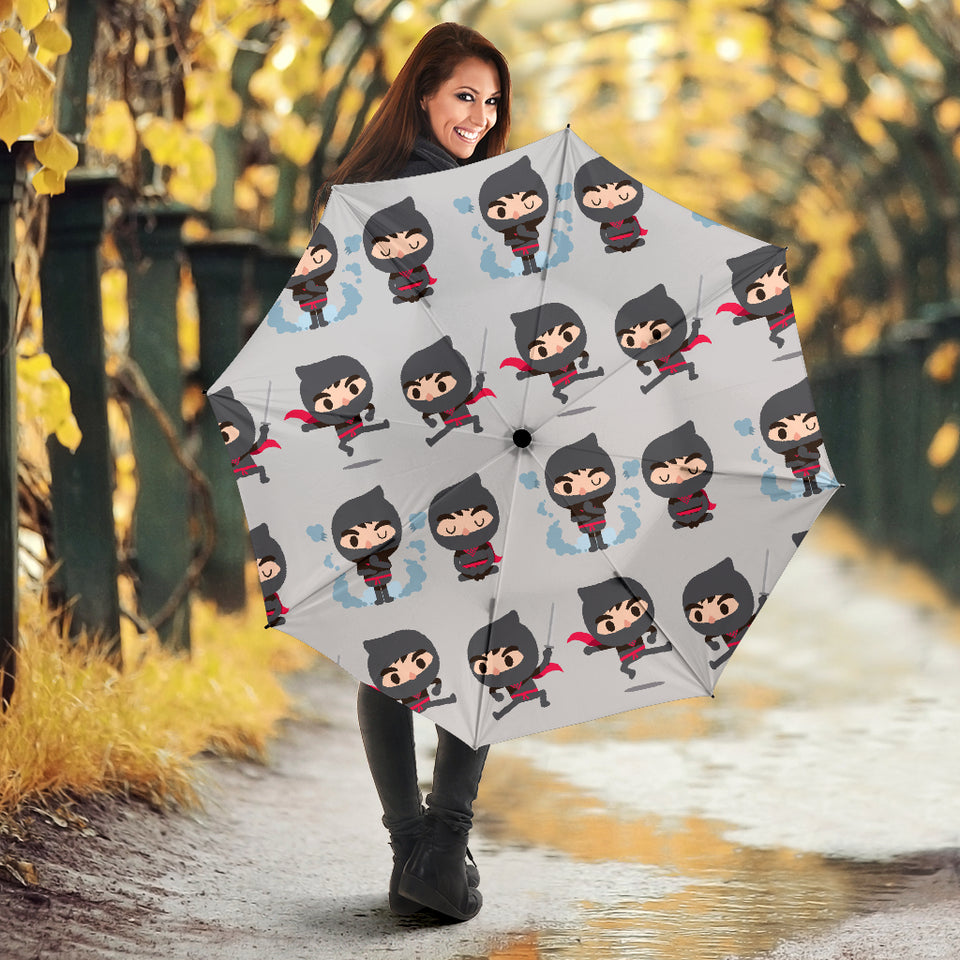 Cute Ninja Pattern Umbrella