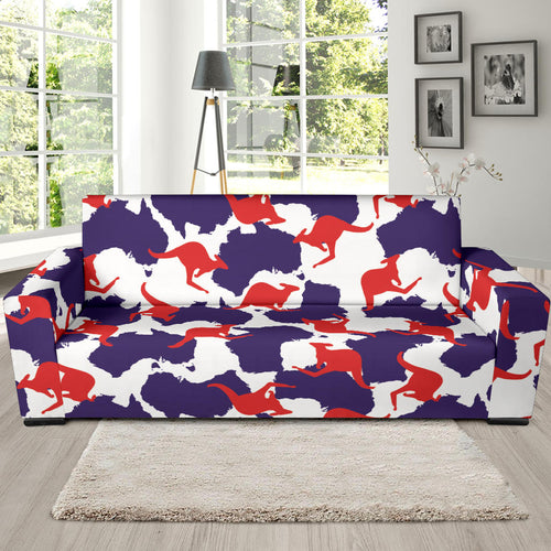 Kangaroo Australian Pattern Sofa Slipcover