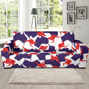 Kangaroo Australian Pattern Sofa Slipcover