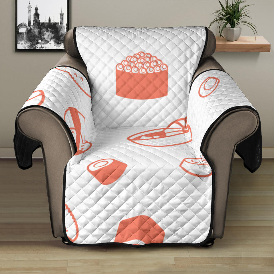 Sushi pattern Recliner Cover Protector