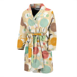 Bicycle Pattern Print Design 01 Men's Bathrobe